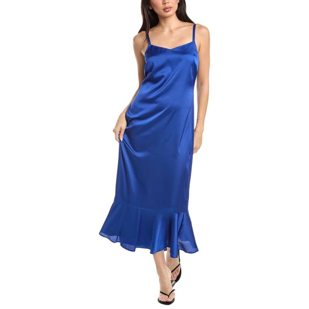 One Fine Day Womens  Flounce Slip Dress